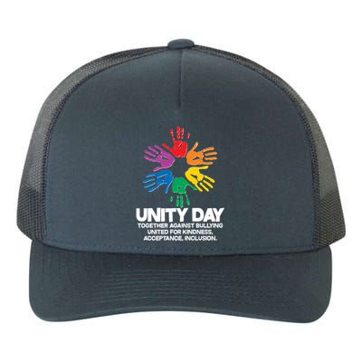 Unity Day Together Against Bullying United For Kindness Acceptance Inclusion Yupoong Adult 5-Panel Trucker Hat