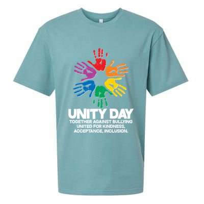 Unity Day Together Against Bullying United For Kindness Acceptance Inclusion Sueded Cloud Jersey T-Shirt