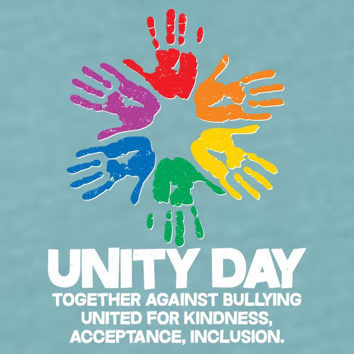 Unity Day Together Against Bullying United For Kindness Acceptance Inclusion Sueded Cloud Jersey T-Shirt