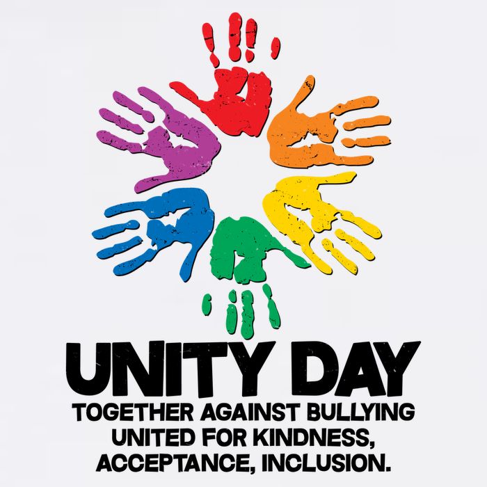 Unity Day Together Against Bullying United For Kindness Acceptance Inclusion Garment-Dyed Sweatshirt