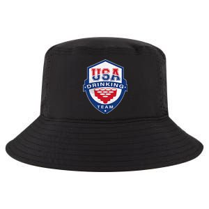 USA Drinking Team 4th of July Funny Independence Day Drunk Cool Comfort Performance Bucket Hat