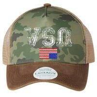 Upside Down Usa Flag In Distress Us Constitution Usa Pride Legacy Tie Dye Trucker Hat