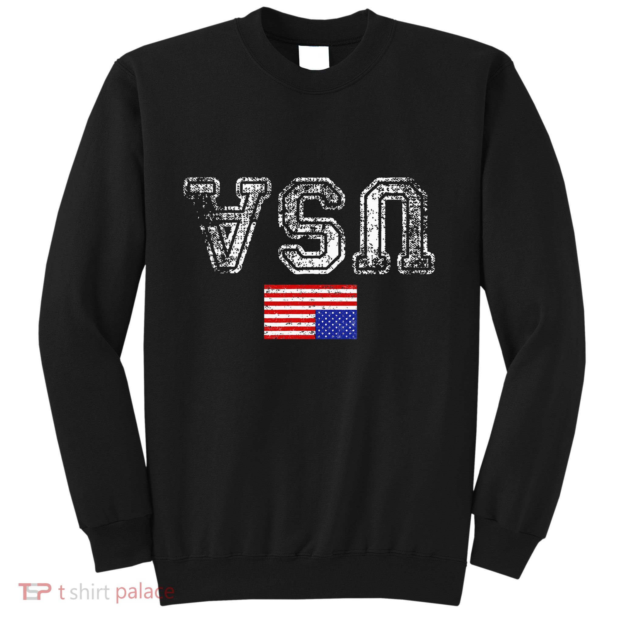 Upside Down Usa Flag In Distress Us Constitution Usa Pride Sweatshirt