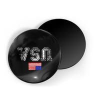 Upside Down Usa Flag In Distress Us Constitution Usa Pride Magnet