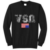 Upside Down Usa Flag In Distress Us Constitution Usa Pride Tall Sweatshirt