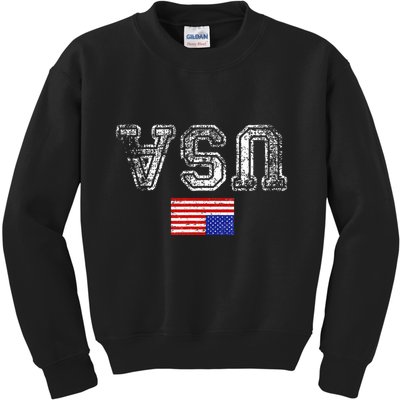 Upside Down Usa Flag In Distress Us Constitution Usa Pride Kids Sweatshirt