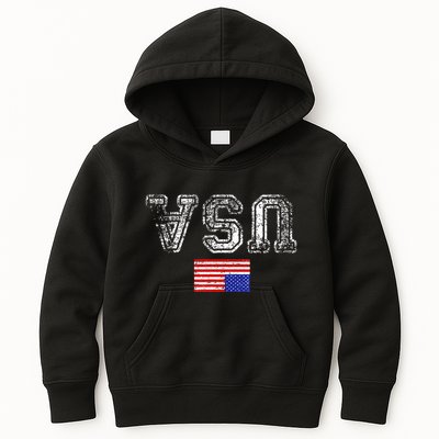 Upside Down Usa Flag In Distress Us Constitution Usa Pride Kids Hoodie