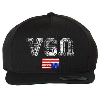 Upside Down Usa Flag In Distress Us Constitution Usa Pride Wool Snapback Cap