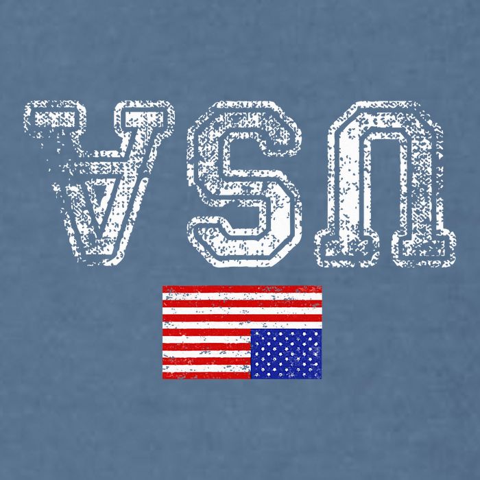 Upside Down Usa Flag In Distress Us Constitution Usa Pride Garment-Dyed Sweatshirt