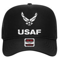 Usaf Distressed Usaf Simple Trucker Hat