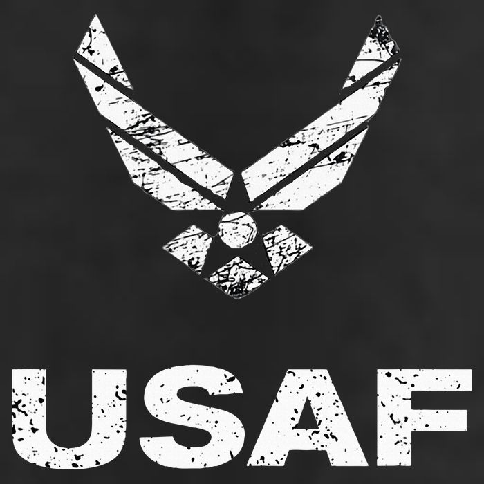 Usaf Distressed Usaf Simple Trucker Hat