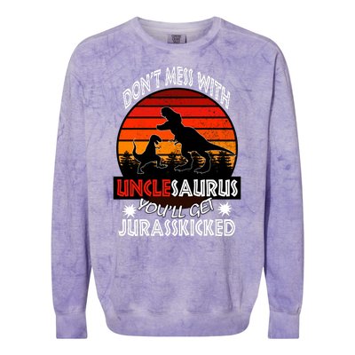 Uncle Dinosaur Colorblast Crewneck Sweatshirt