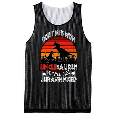 Uncle Dinosaur Mesh Reversible Basketball Jersey Tank