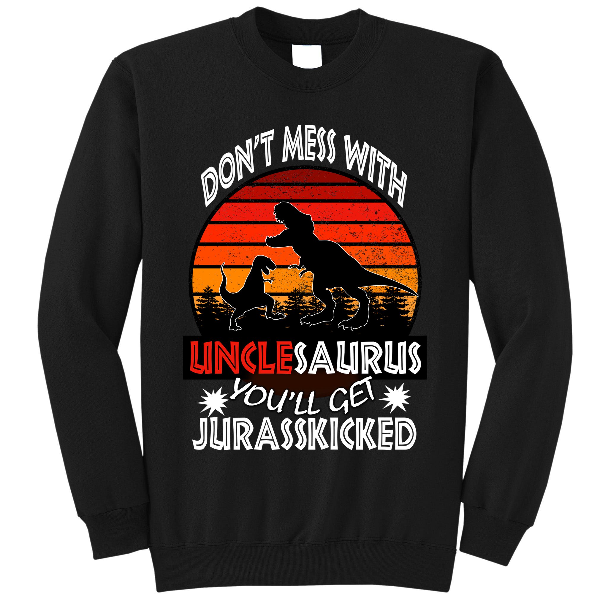 Uncle Dinosaur Tall Sweatshirt