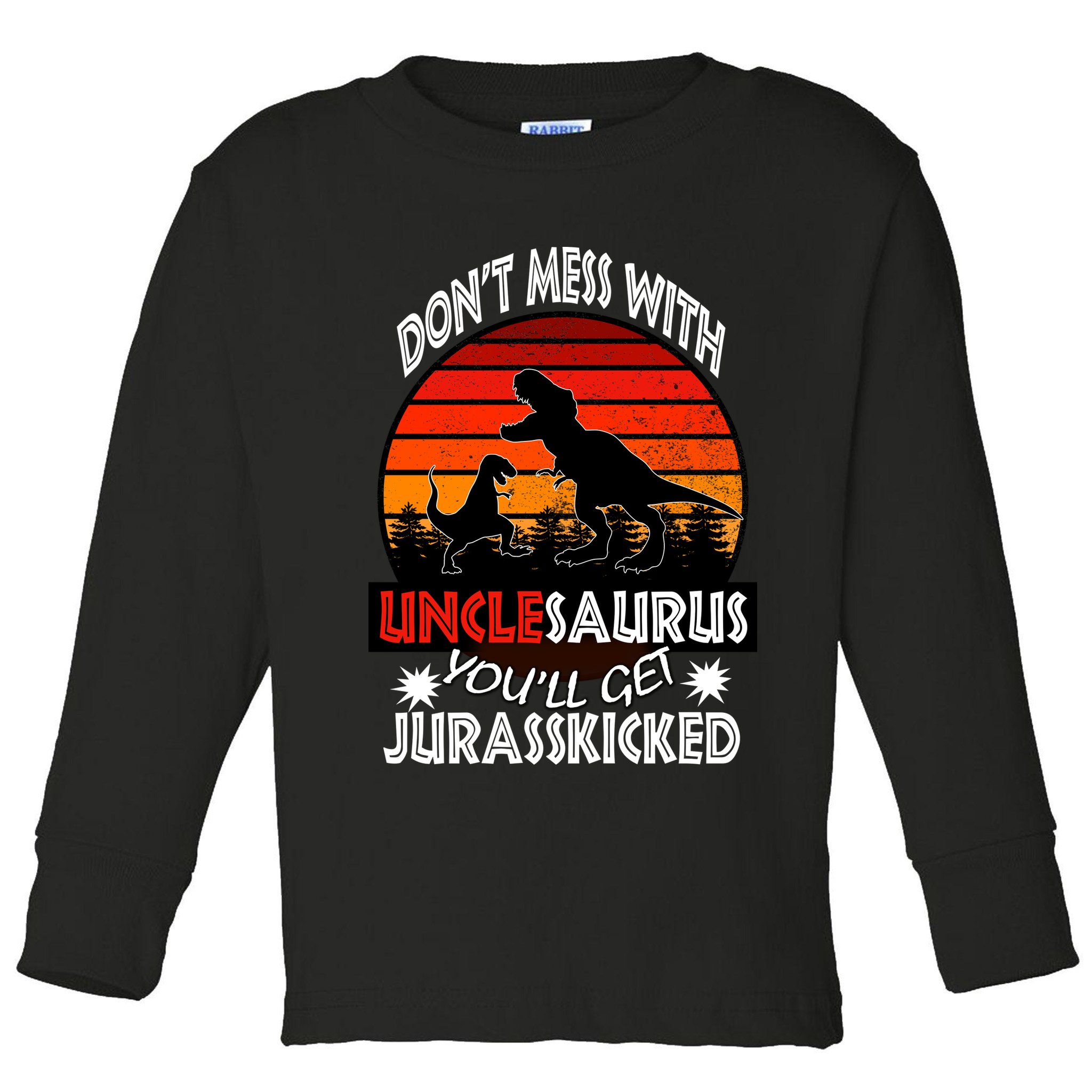 Uncle Dinosaur Toddler Long Sleeve Shirt