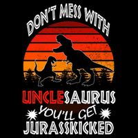 Uncle Dinosaur Short Acrylic Beanie