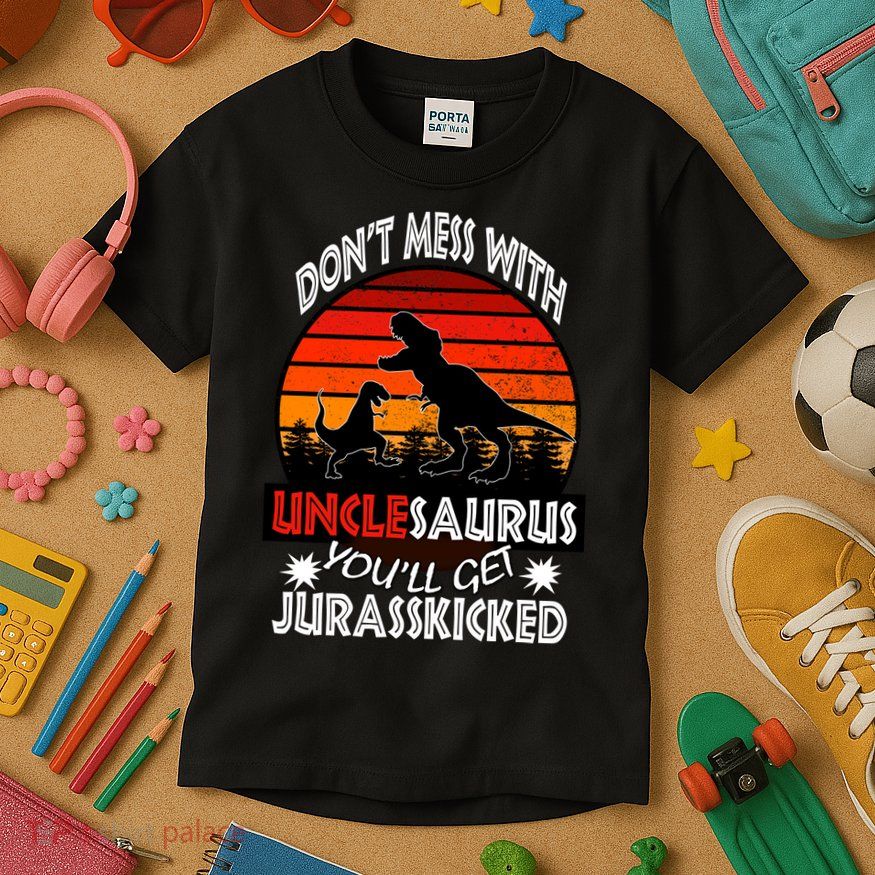Uncle Dinosaur Kids T-Shirt