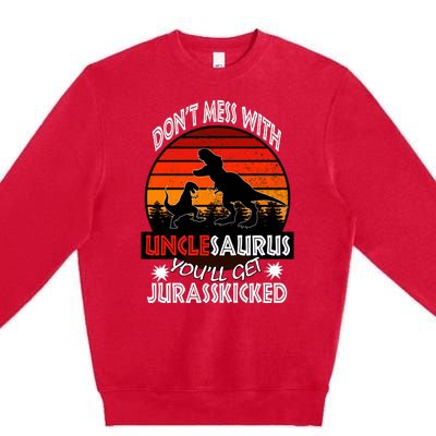 Uncle Dinosaur Premium Crewneck Sweatshirt