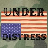 Under Distress Upside Down American Flag USA Legacy Tie Dye Trucker Hat