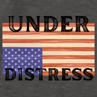 Under Distress Upside Down American Flag USA Vector Backpack