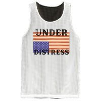 Under Distress Upside Down American Flag USA Mesh Reversible Basketball Jersey Tank