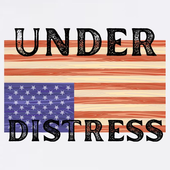Under Distress Upside Down American Flag USA Wool Snapback Cap