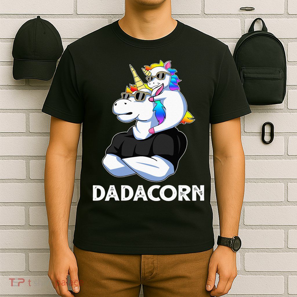 Unicorn Dad Unicorn Lovers Father's Day Dadacorn T-Shirt