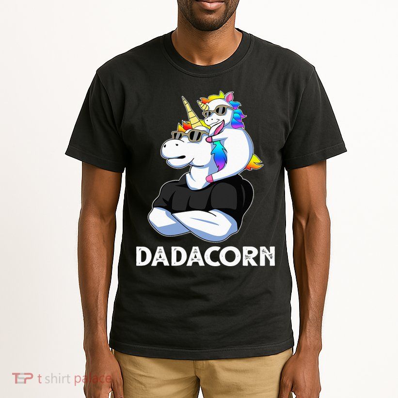 Unicorn Dad Unicorn Lovers Father's Day Dadacorn Tall T-Shirt