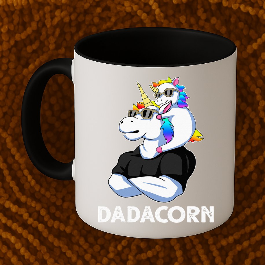 Unicorn Dad Unicorn Lovers Father's Day Dadacorn Mug