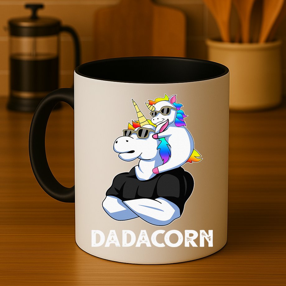 Unicorn Dad Unicorn Lovers Father's Day Dadacorn Mug