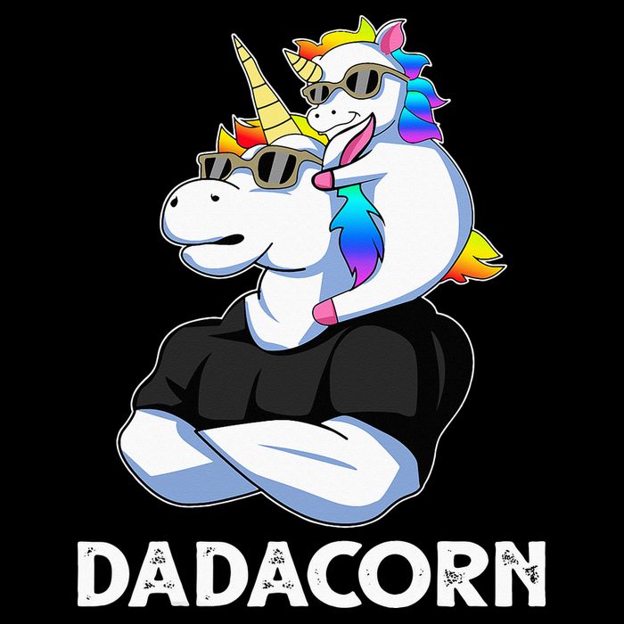 Unicorn Dad Unicorn Lovers Father's Day Dadacorn 16 in Basic Backpack