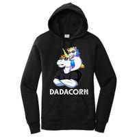 Unicorn Dad Unicorn Lovers Father's Day Dadacorn Women's Pullover Hoodie