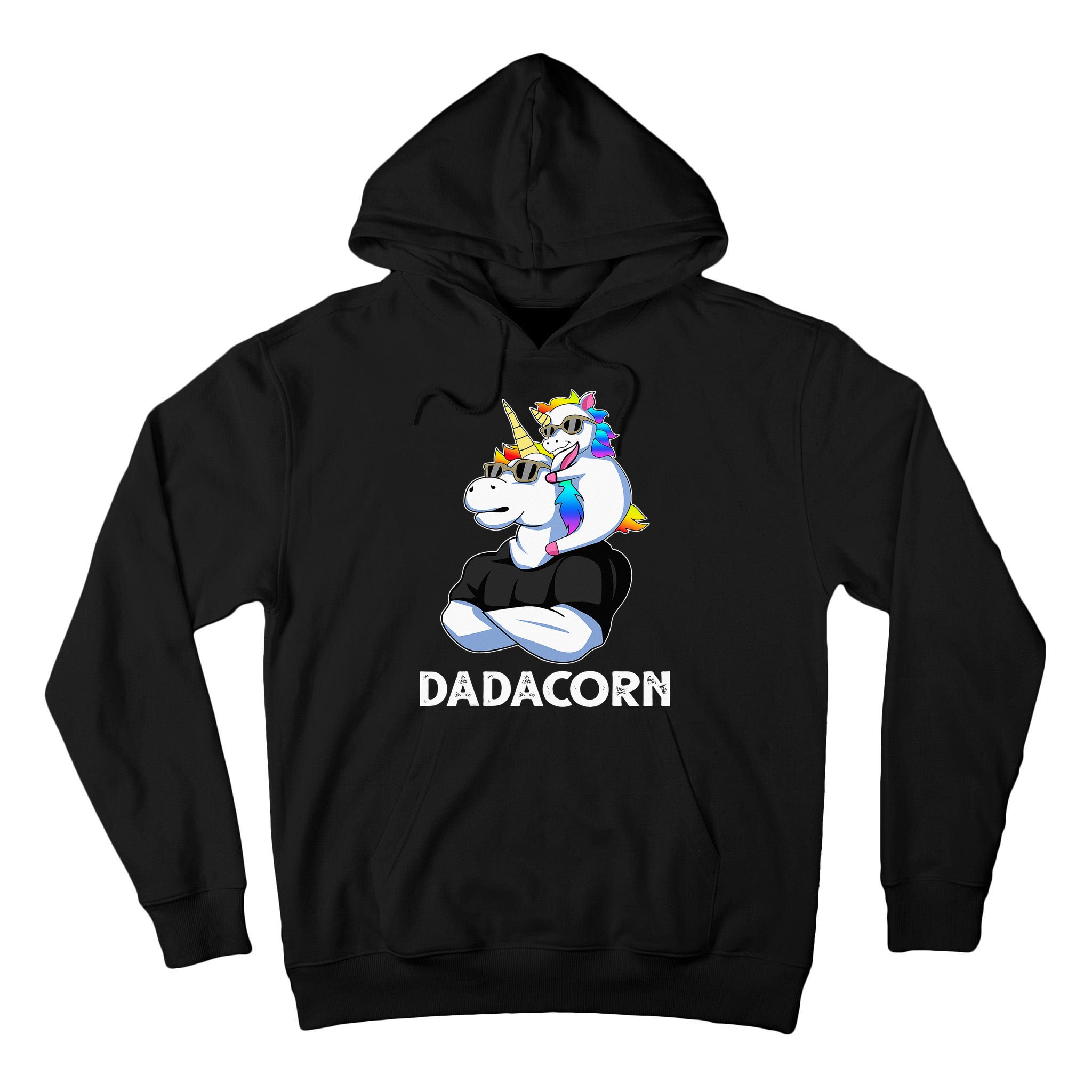 Unicorn Dad Unicorn Lovers Father's Day Dadacorn Tall Hoodie