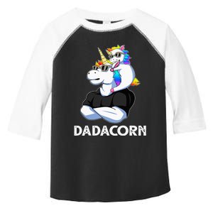 Unicorn Dad Unicorn Lovers Father's Day Dadacorn Toddler Fine Jersey T-Shirt