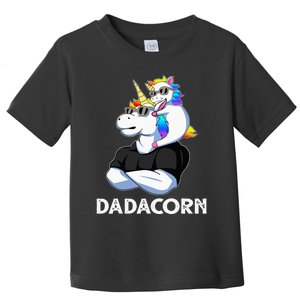 Unicorn Dad Unicorn Lovers Father's Day Dadacorn Toddler T-Shirt