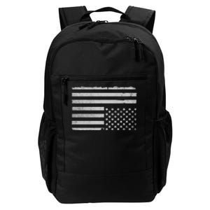 Upside Down Us Flag Distressed American Flag Daily Commute Backpack