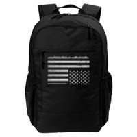 Upside Down Us Flag Distressed American Flag Daily Commute Backpack