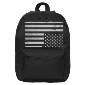 Upside Down Us Flag Distressed American Flag 16 in Basic Backpack