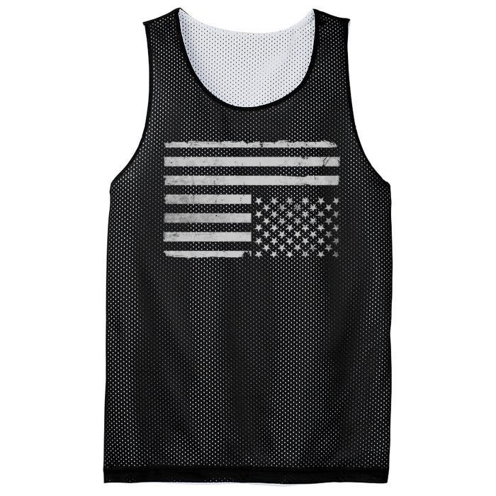 Upside Down Us Flag Distressed American Flag Mesh Reversible Basketball Jersey Tank