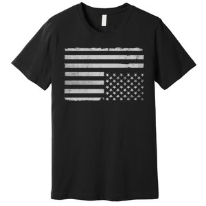 Upside Down Us Flag Distressed American Flag Premium T-Shirt