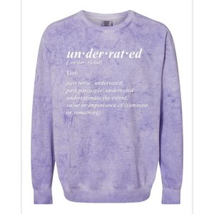 Underrated Definition Colorblast Crewneck Sweatshirt