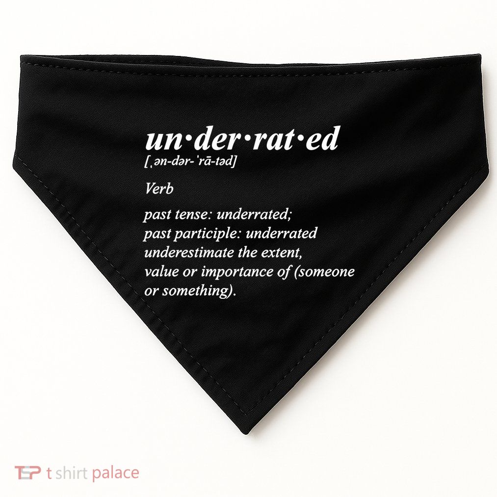 Underrated Definition USA-Made Doggie Bandana