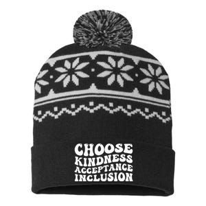 Unity Day Vibes Orange Be Kind End Bullying USA-Made Snowflake Beanie