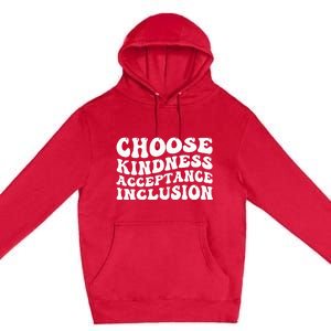 Unity Day Vibes Orange Be Kind End Bullying Premium Pullover Hoodie