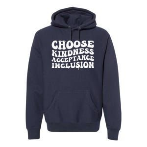 Unity Day Vibes Orange Be Kind End Bullying Premium Hoodie