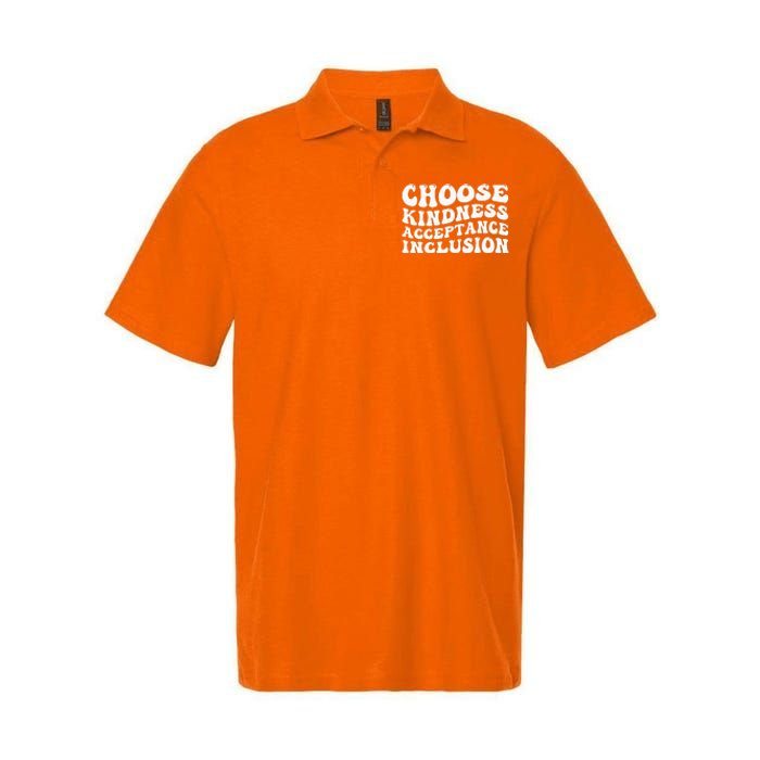 Unity Day Vibes Orange Be Kind End Bullying Softstyle Adult Sport Polo