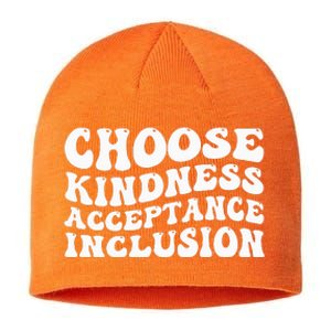 Unity Day Vibes Orange Be Kind End Bullying Sustainable Beanie