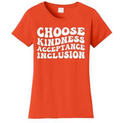 Unity Day Vibes Orange Be Kind End Bullying Women's T-Shirt