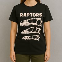 Utahraptor Deinonychus Velociraptor Skull Fossil Hunter T-Shirt