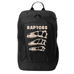 Utahraptor Deinonychus Velociraptor Skull Fossil Hunter City Backpack